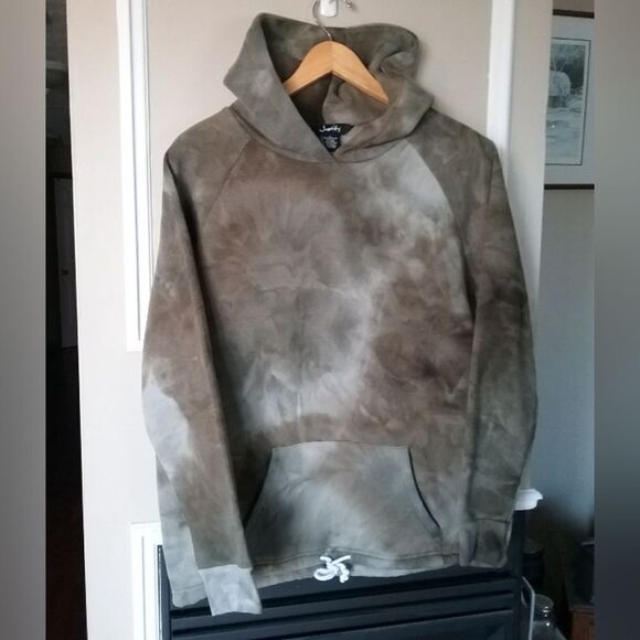 Justify Pullover Tie Dyed Hoodie Women's Size Large - Picture 4 of 6